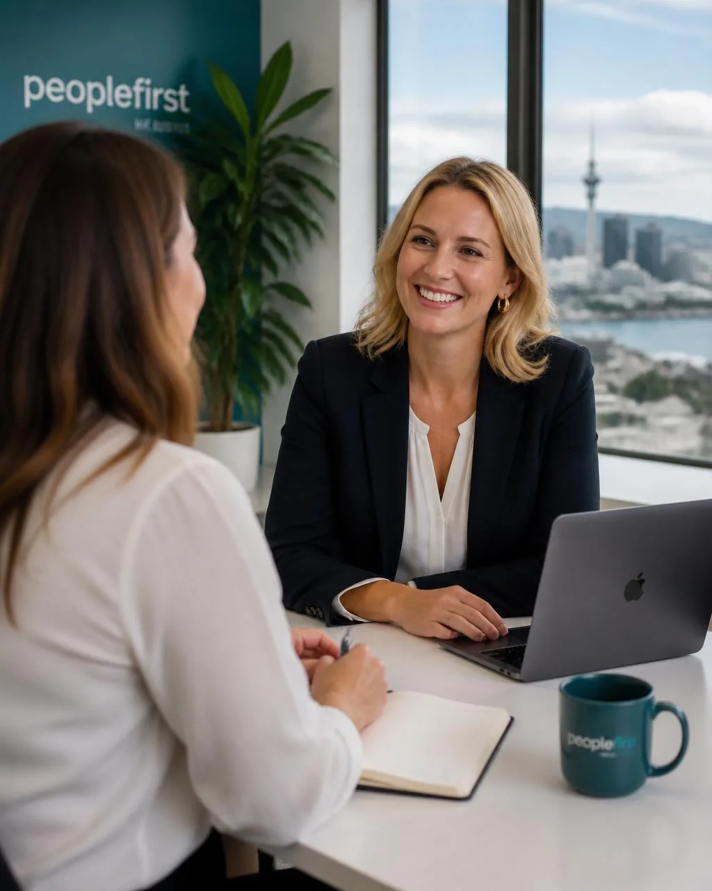 HR advisor meeting with a New Zealand business owner